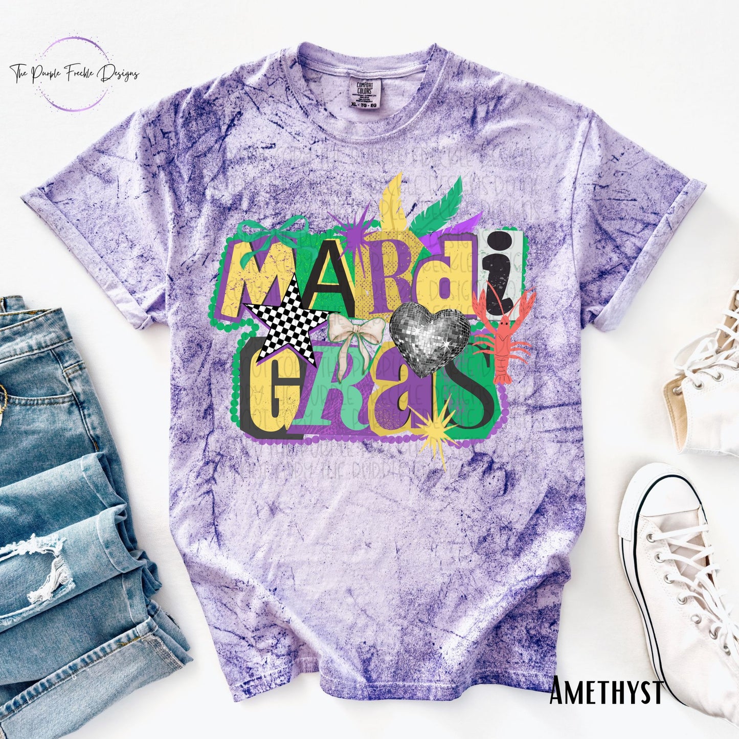 Torn Paper Mardi Gras