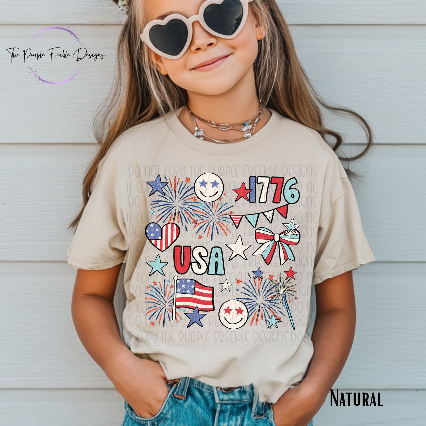 USA Smiley Fireworks