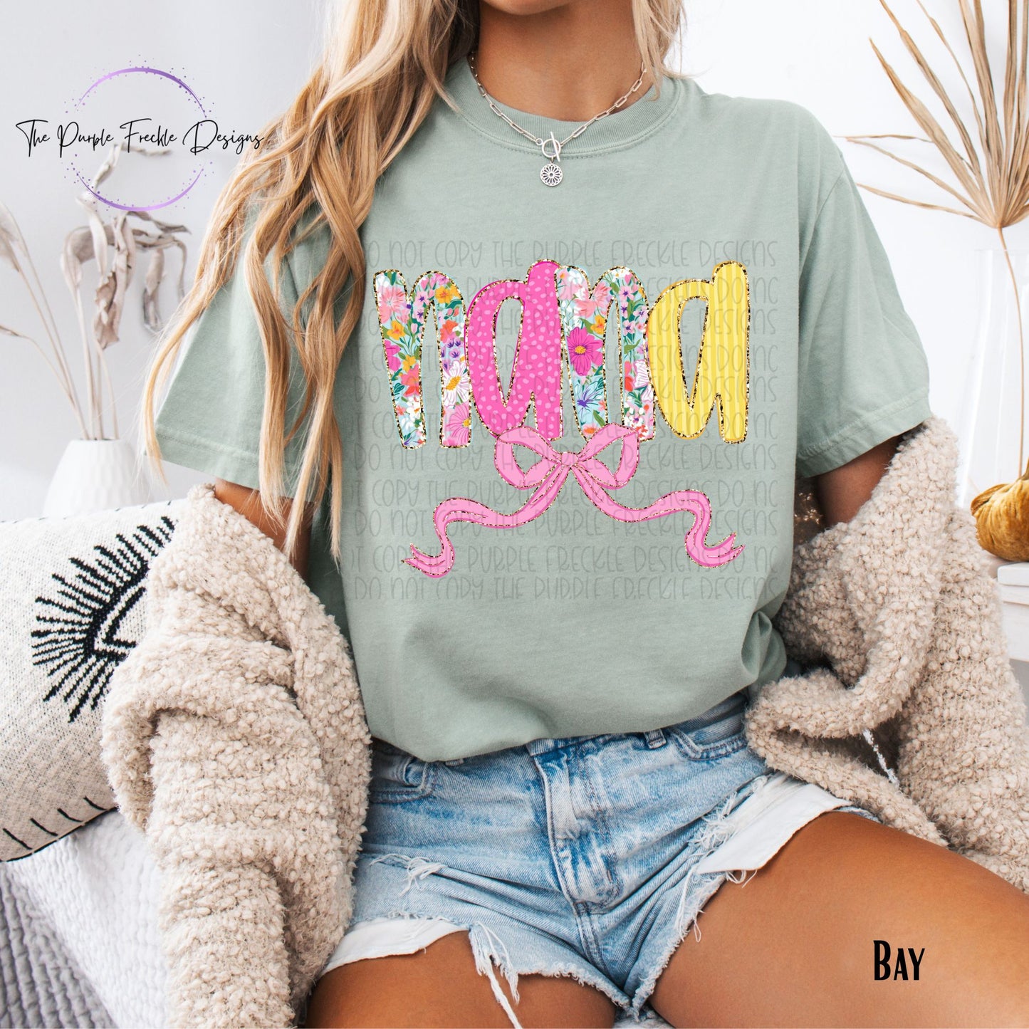 Floral Bow Mother's Day Names