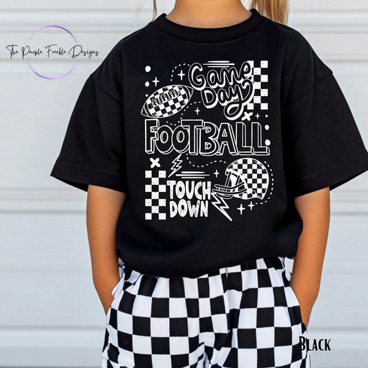 Football Checkered Collage