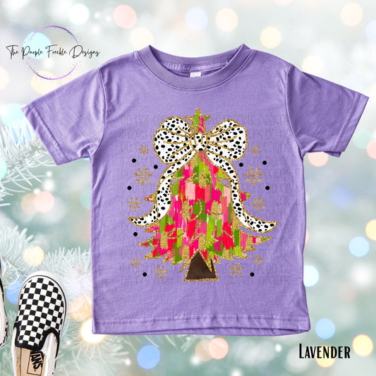 Green and Pink Christmas Tree