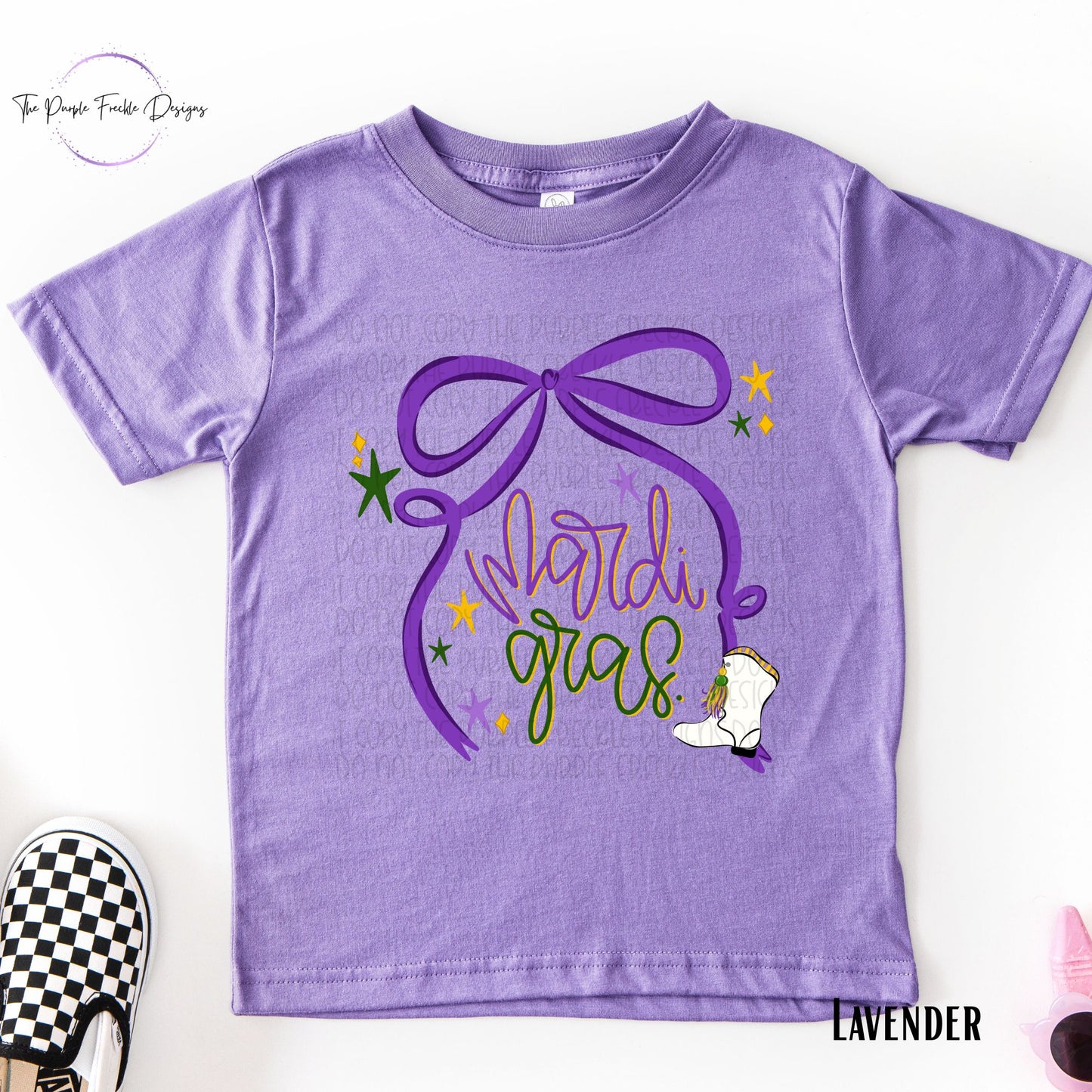 Cutie Mardi Gras Bow