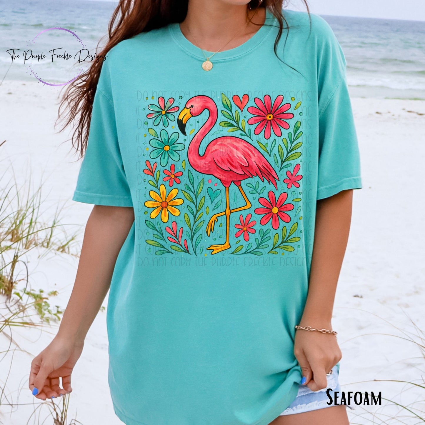 Floral Flamingo