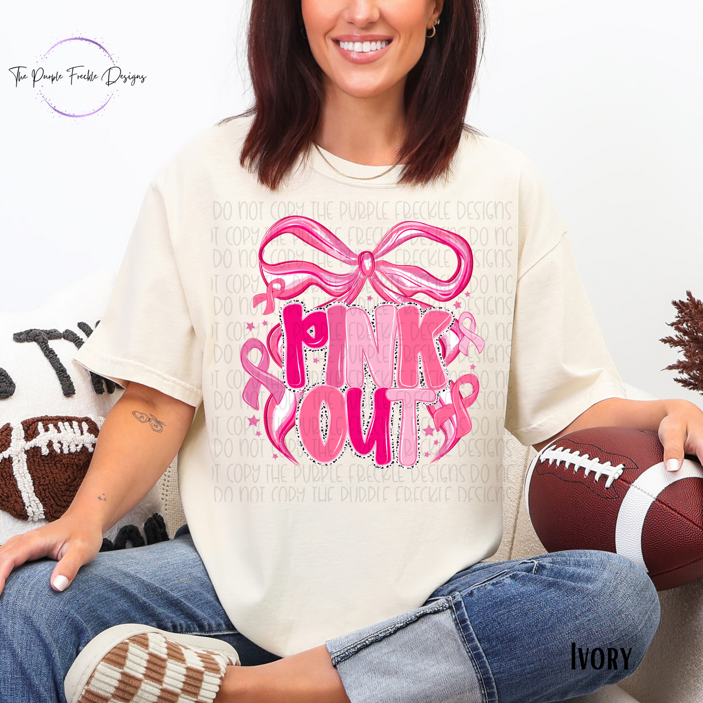 Pink Out Bow