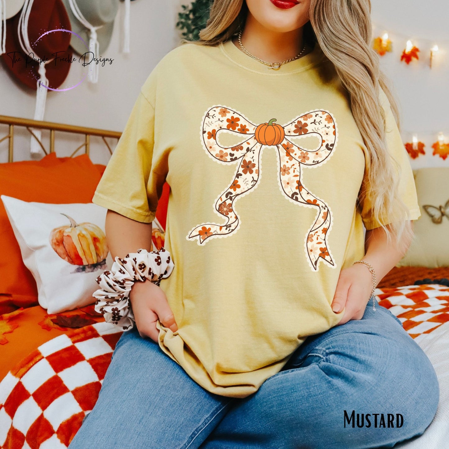 Pretty Pumpkin Bow