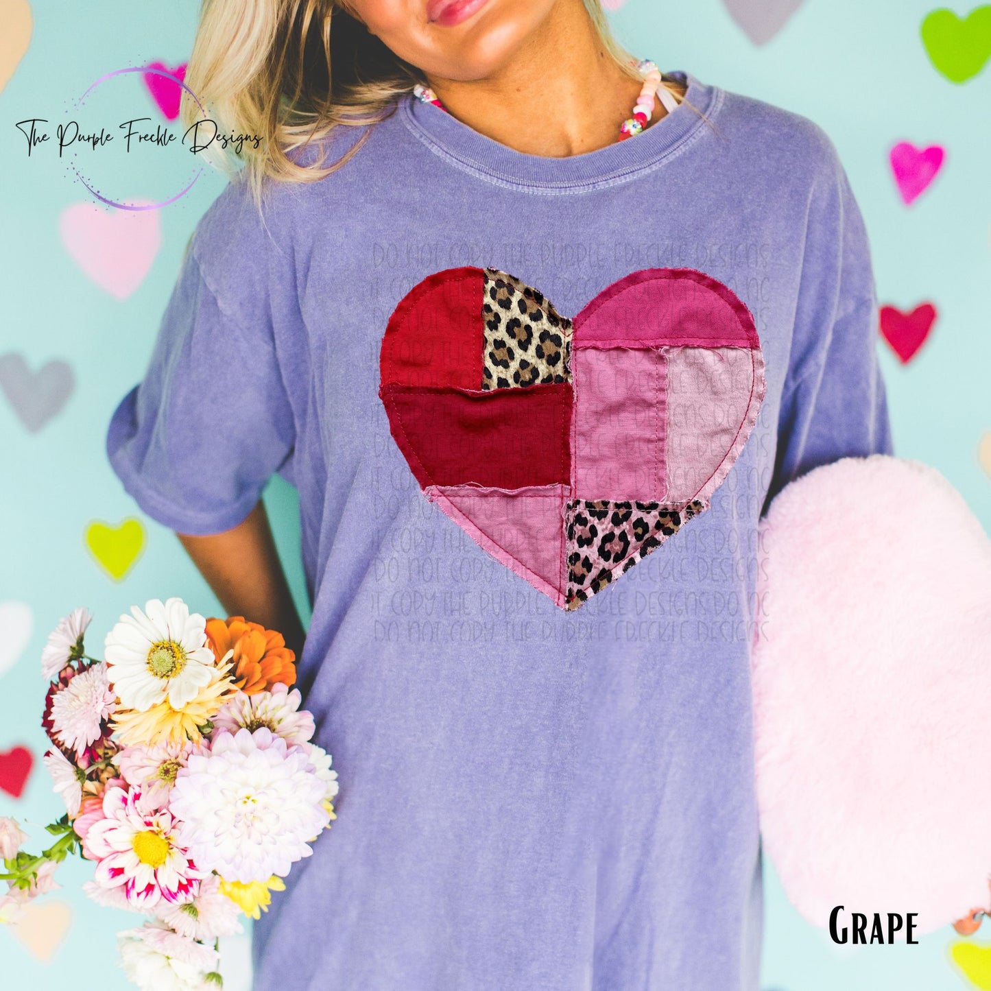 Leopard Patch Heart