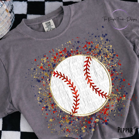 Baseball Splatter