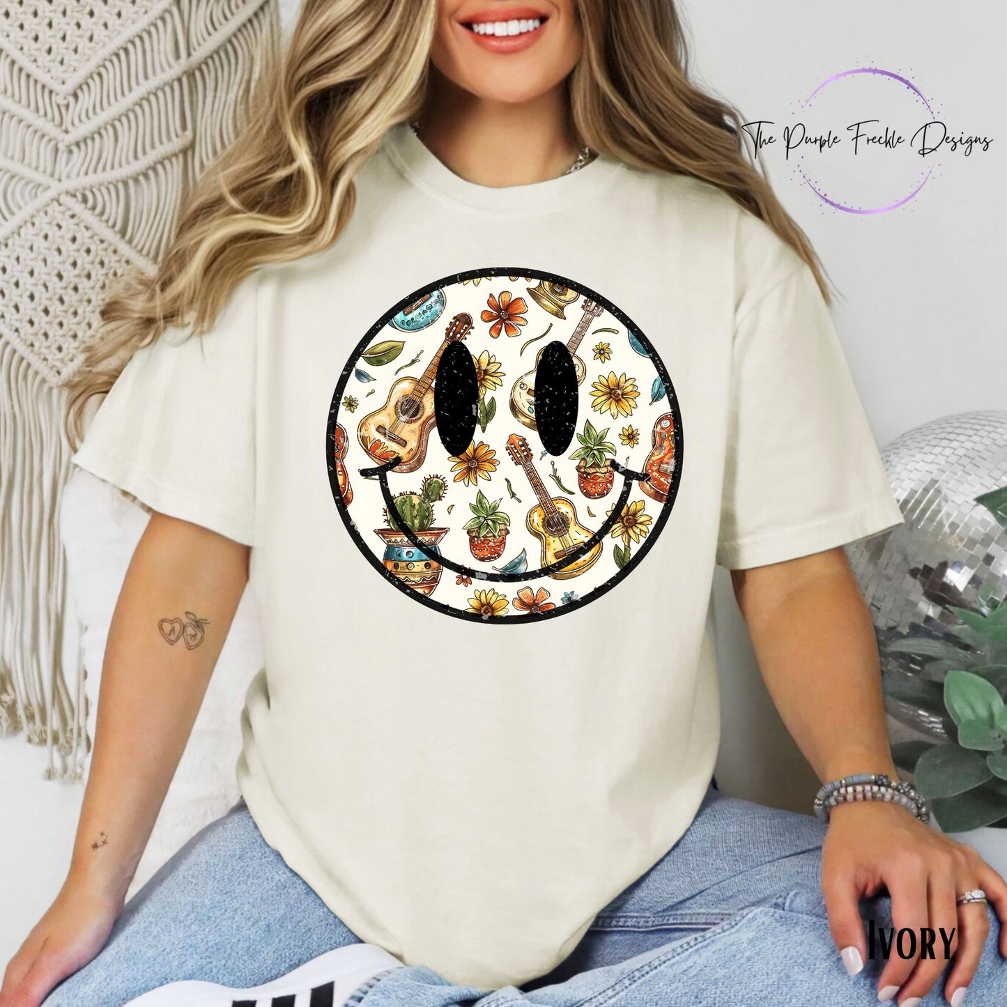 Boho Cinco de Mayo Smiley
