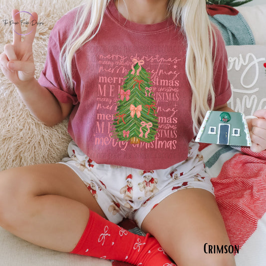 Merry Christmas Bow Tree