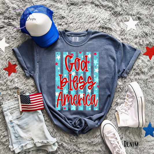 God Bless America Stripes