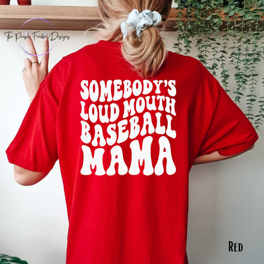 Loud Baseball Mama