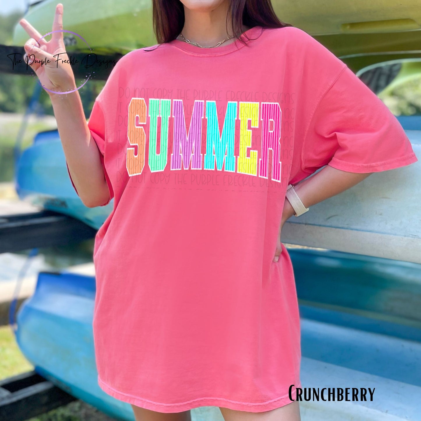 Summer Bright Block Letters