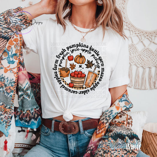 Fall Things Circle