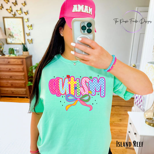 Bright Autism Checkered