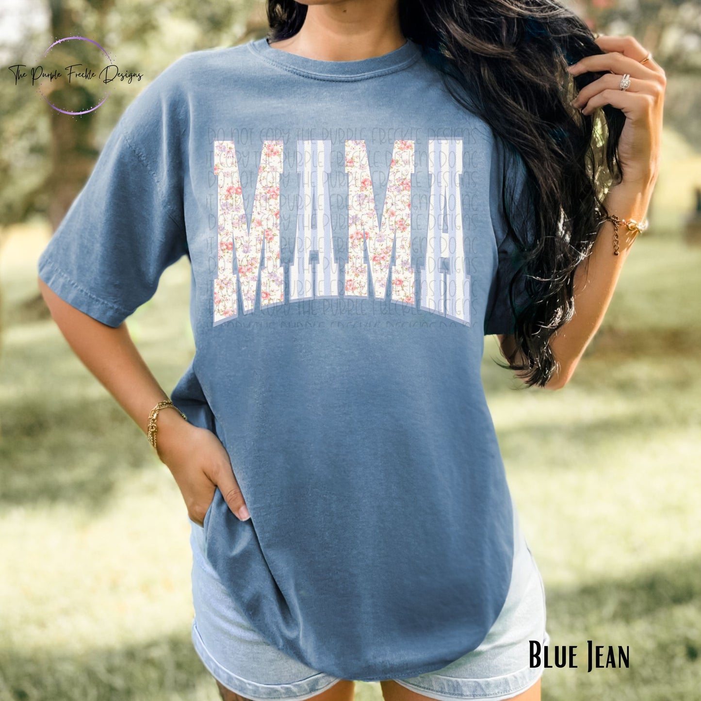 Spring Mama Block Letters