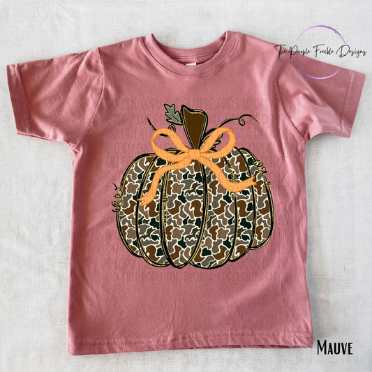 Girls Camo Pumpkin