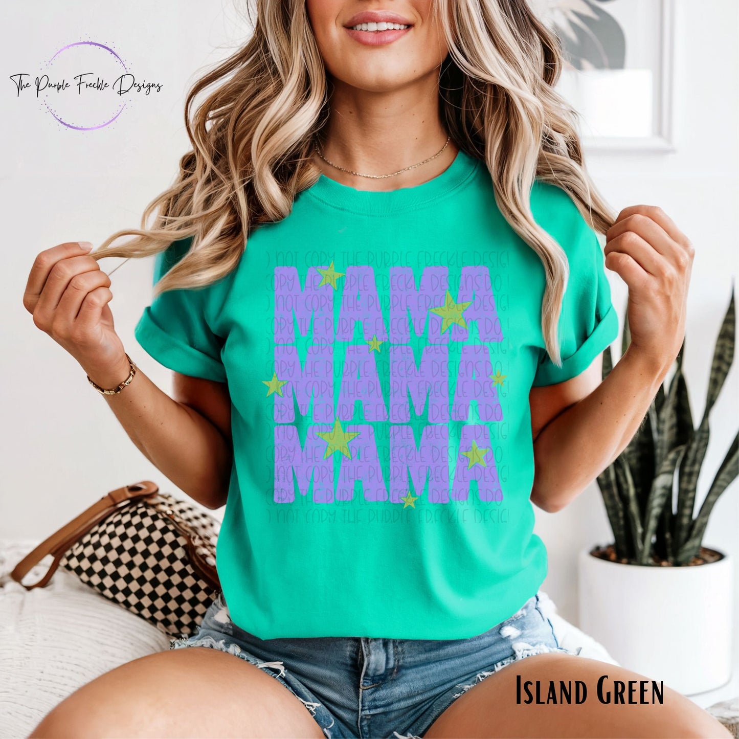 Mama Purple Stars