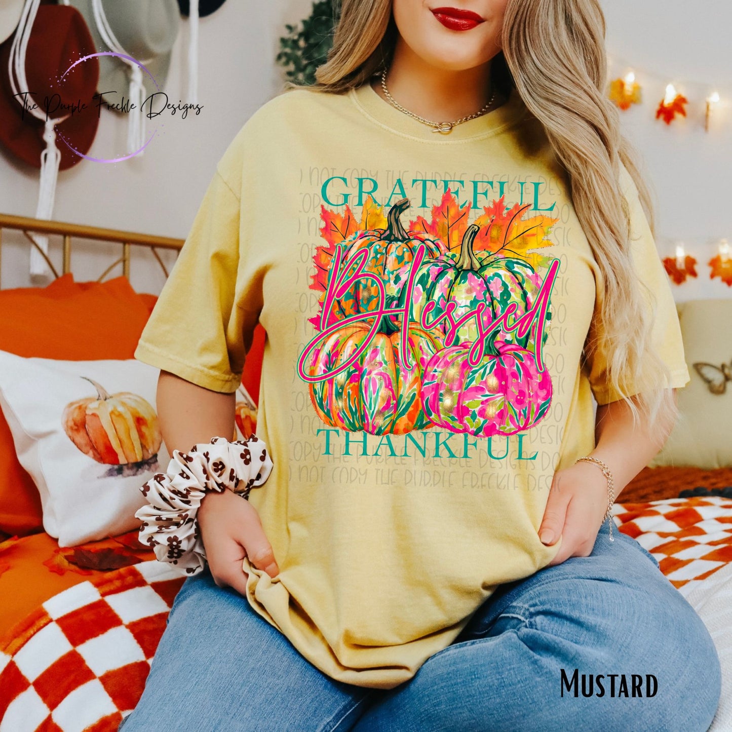 Colorful Grateful Thankful Blessed