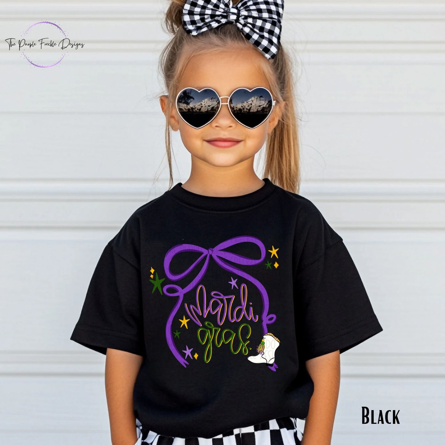 Cutie Mardi Gras Bow