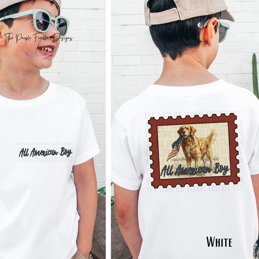 All American Boy Golden Retriever