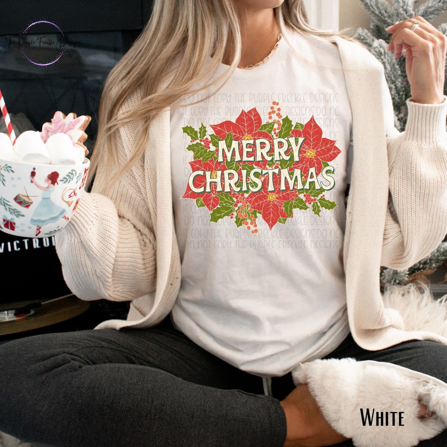 Merry Christmas Poinsetta