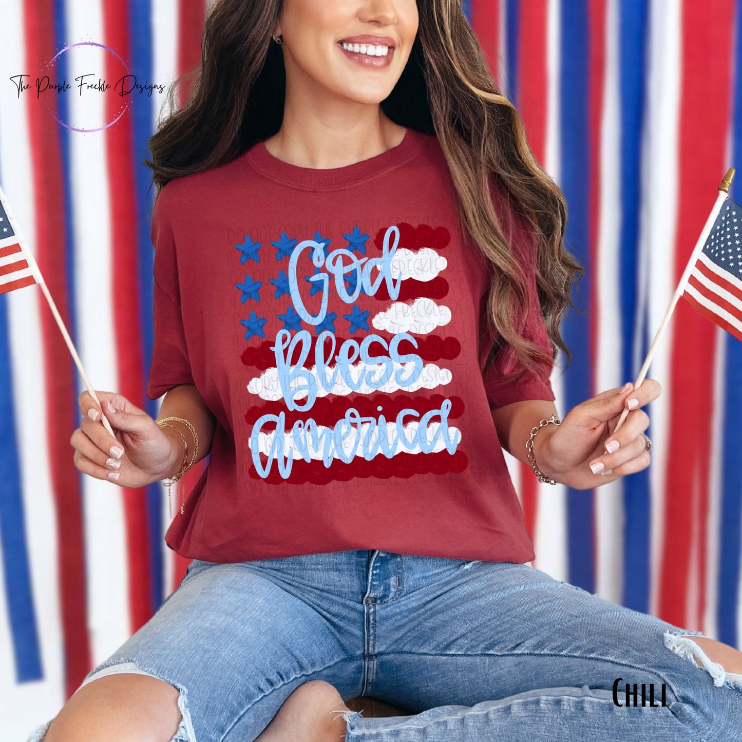 God Bless America Flag
