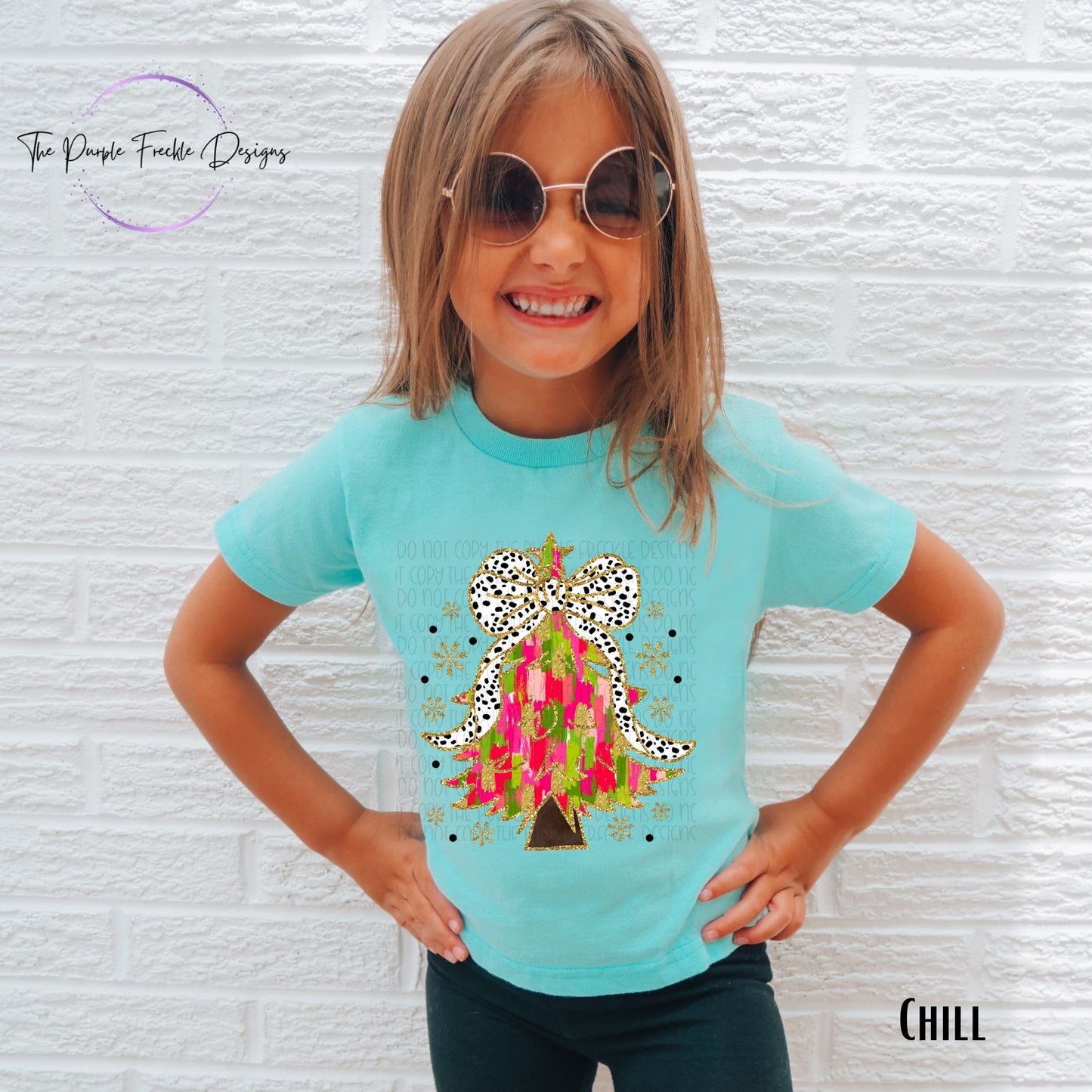 Green and Pink Christmas Tree