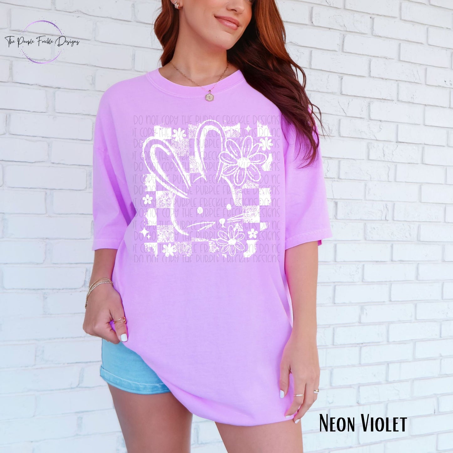 Distressed Checker Bunny