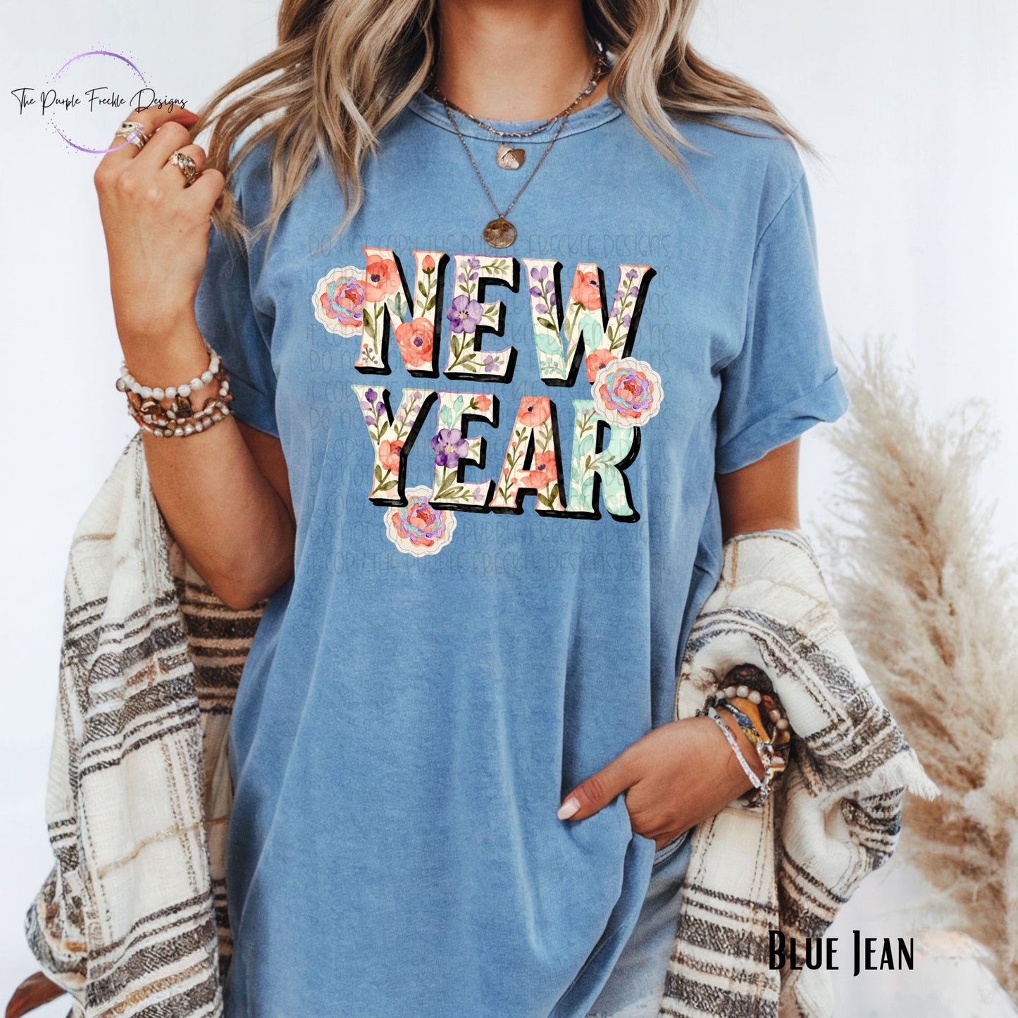 New Year Vintage Floral