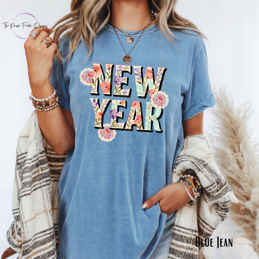 New Year Vintage Floral