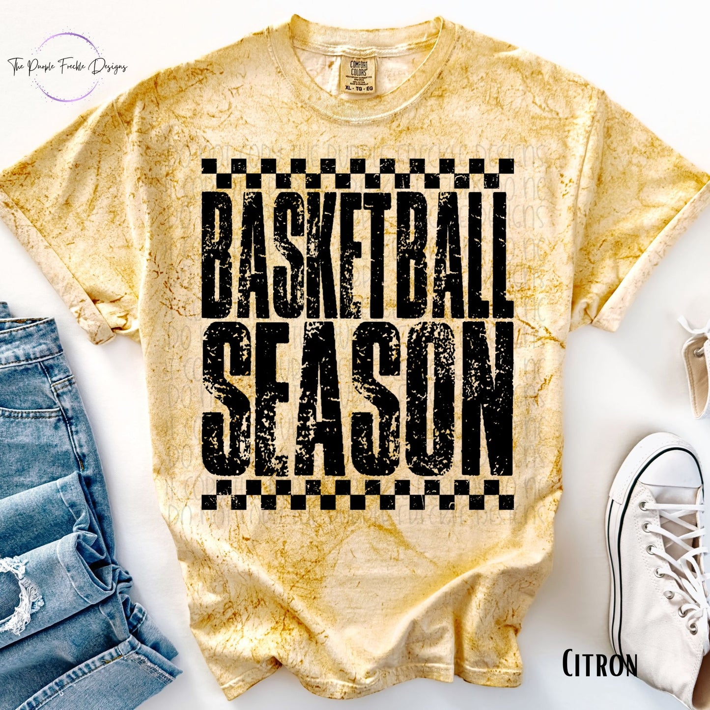Basketball Season Grunge
