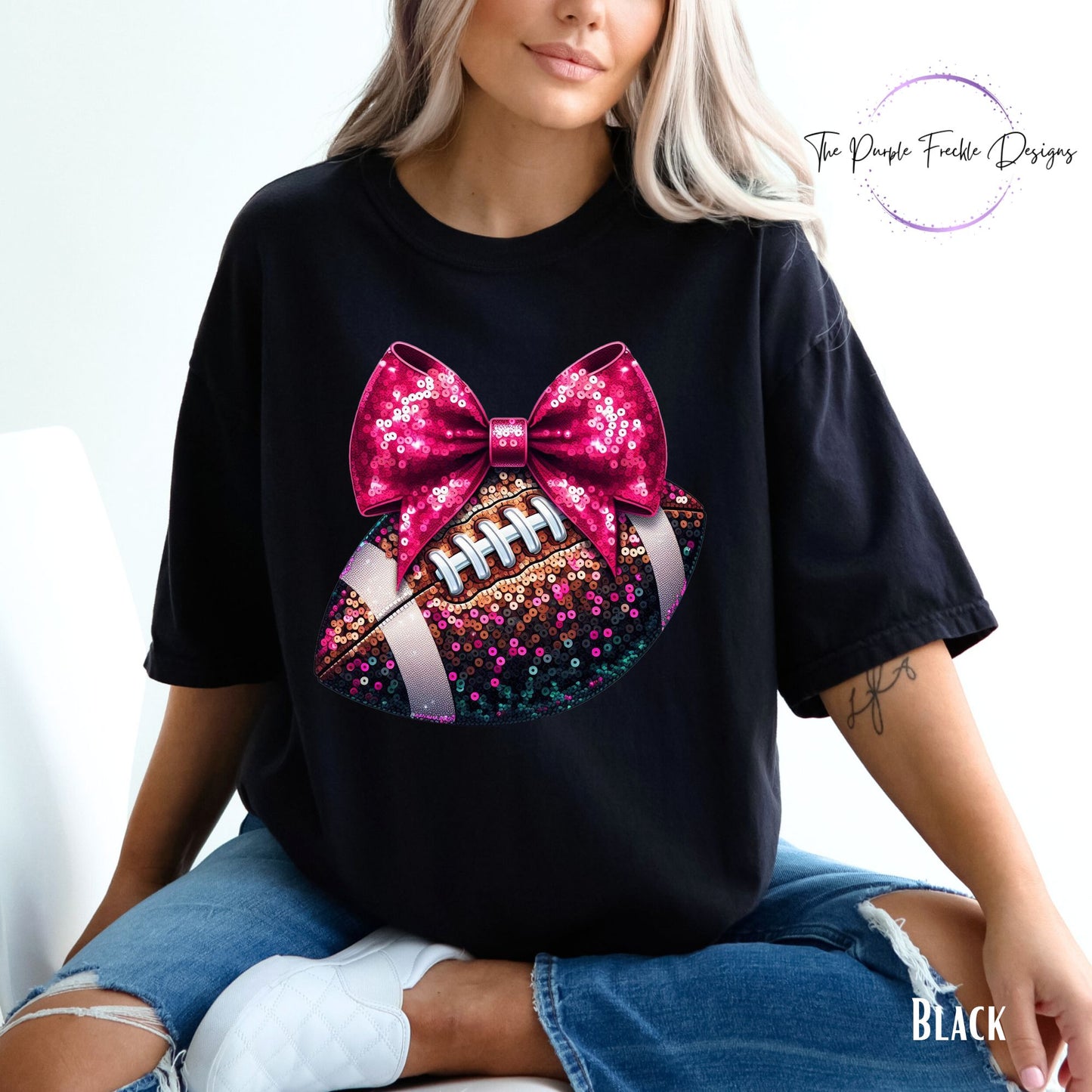 Pink Bow Football