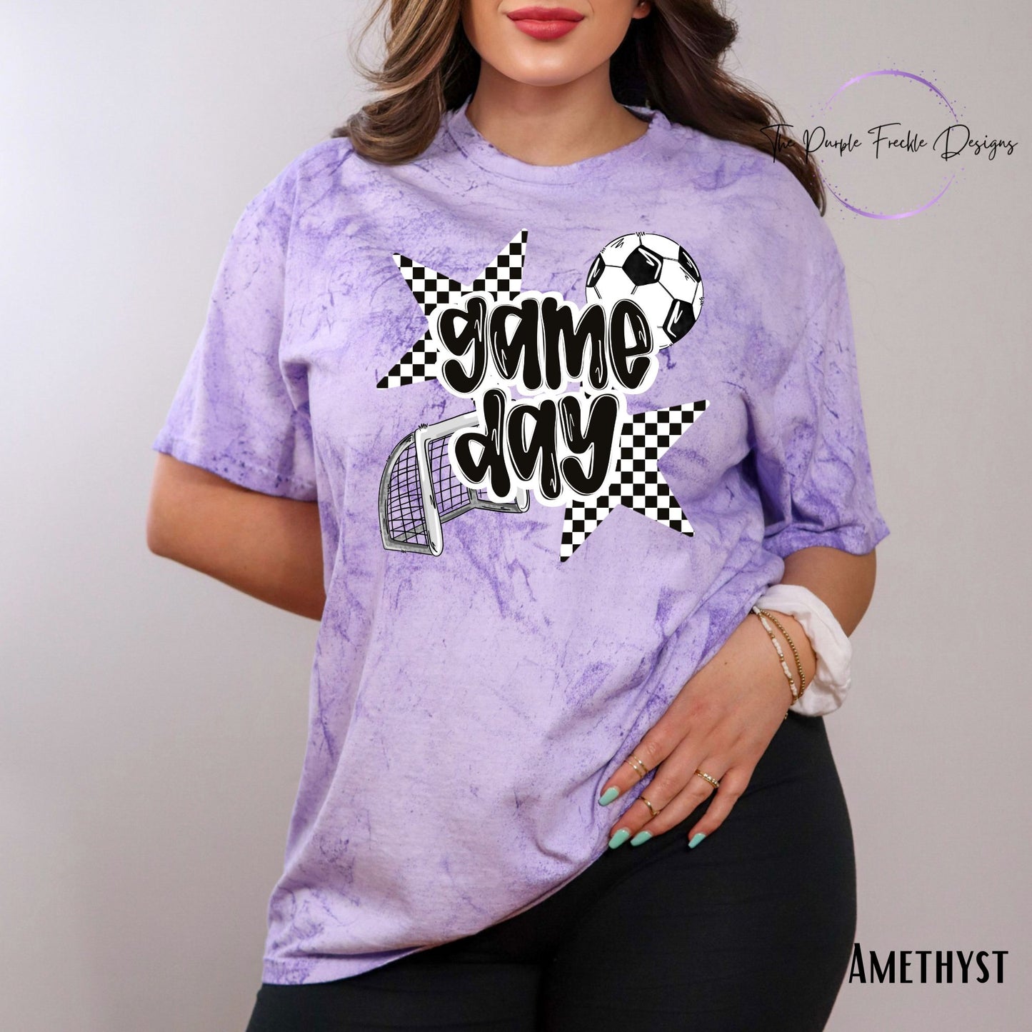 Checkered Game Day Soccer