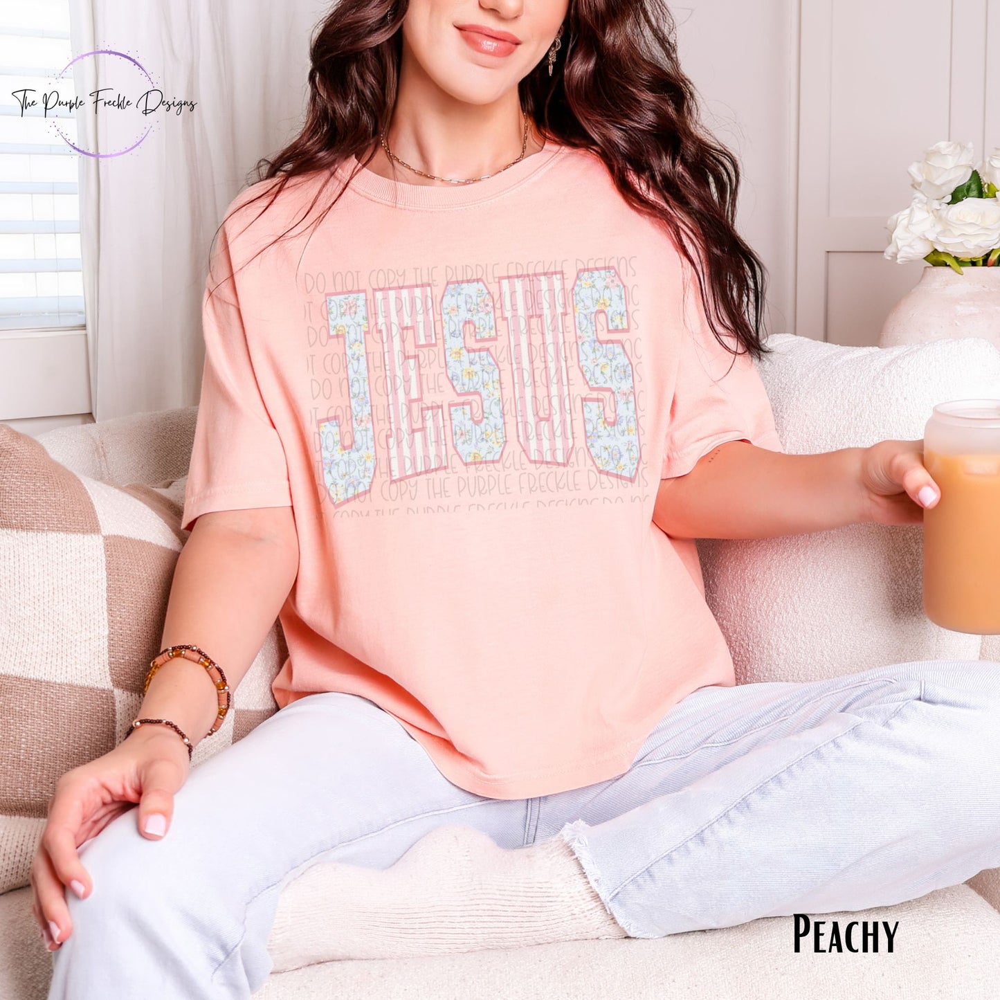 Spring Jesus Block Letters