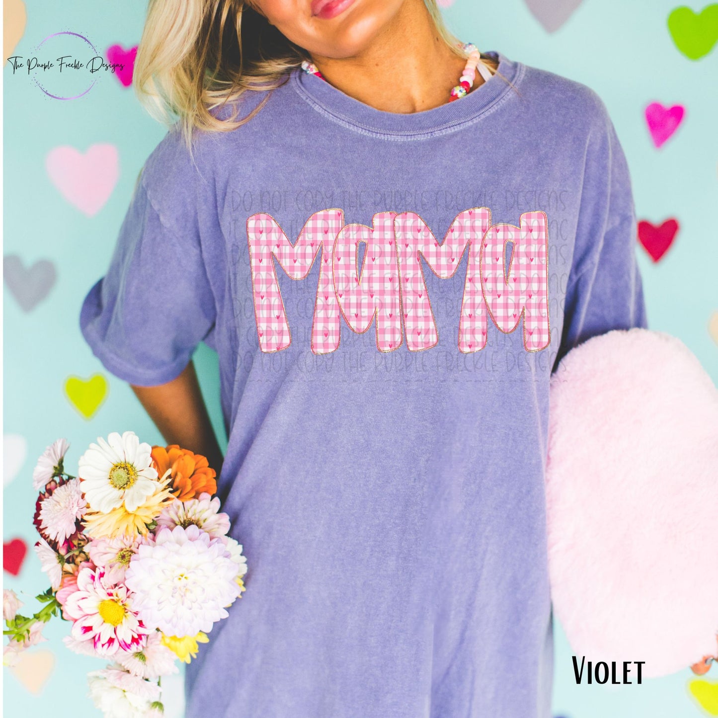 Mama Pink Plaid