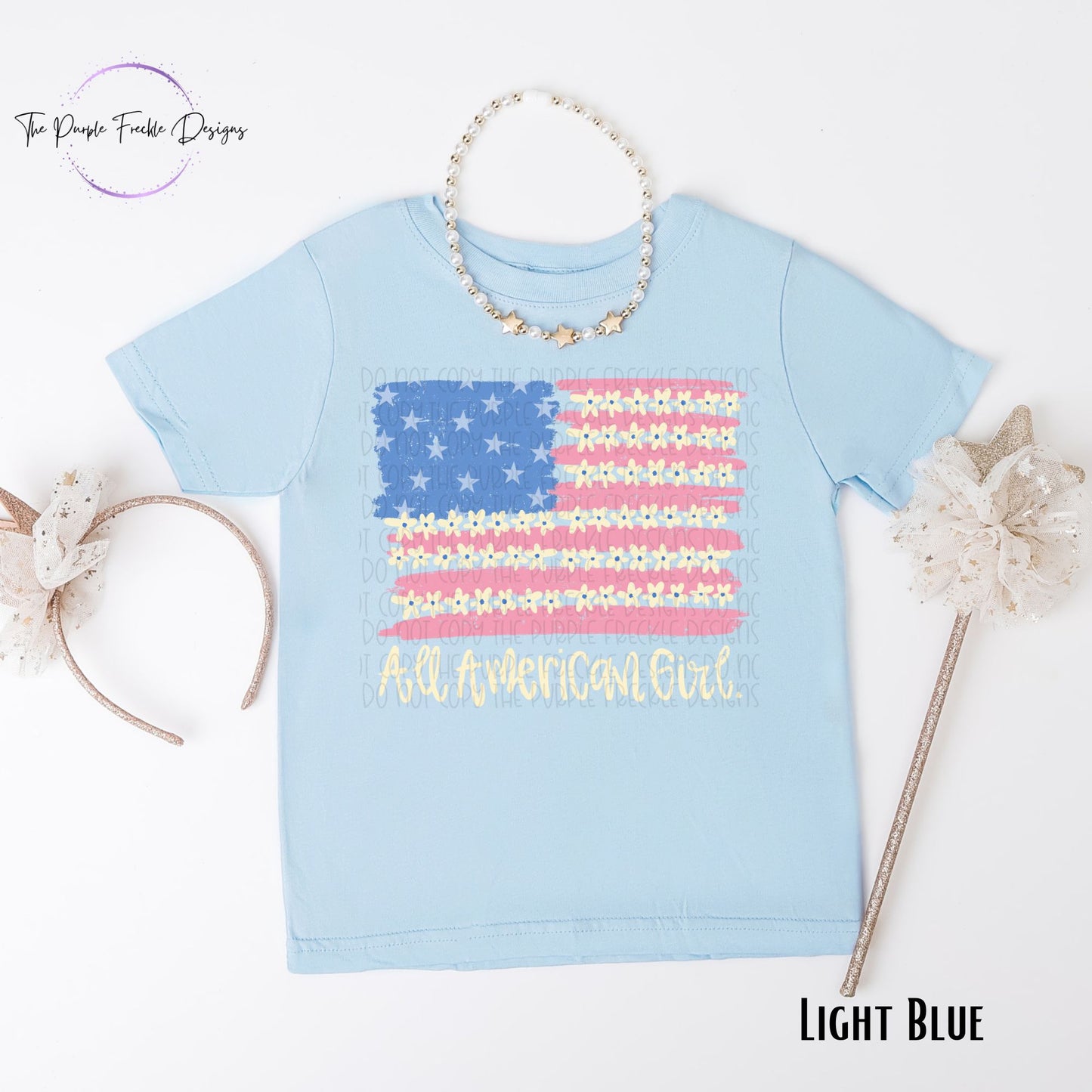 All American Girl Flag
