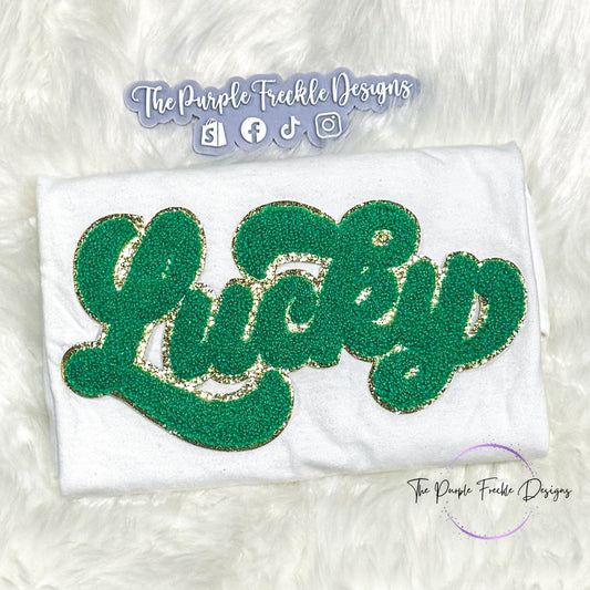 Lucky Chenille Patch