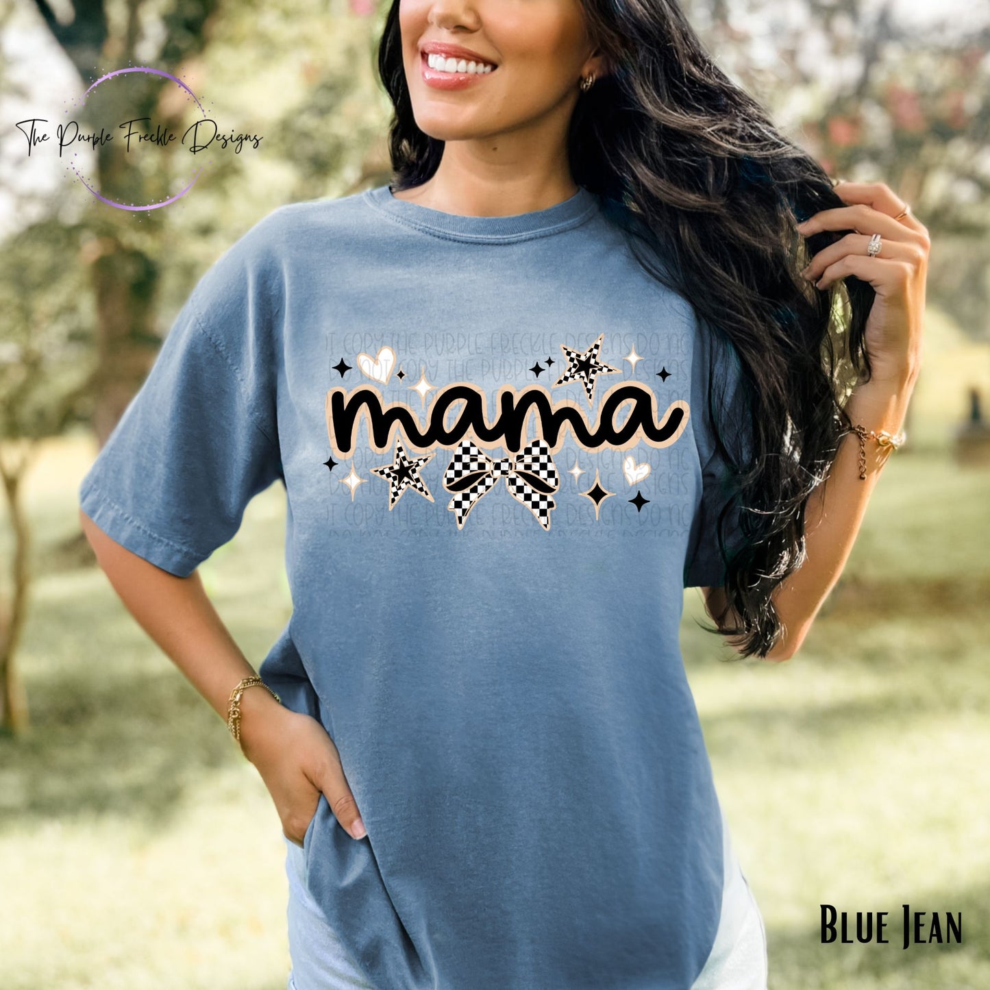 Checkered Mama Stars