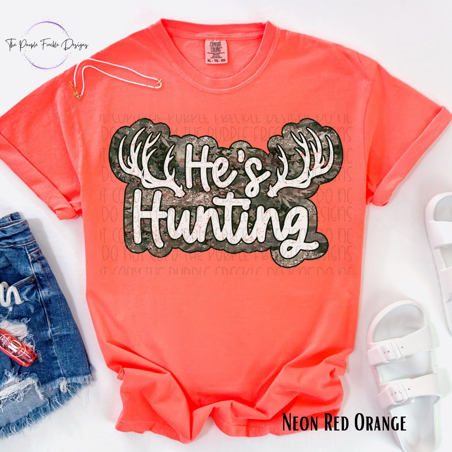 He's Hunting