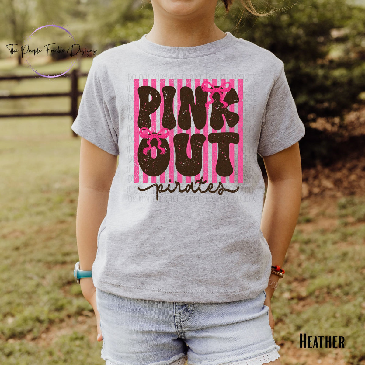 Girly Pink Out Mascot