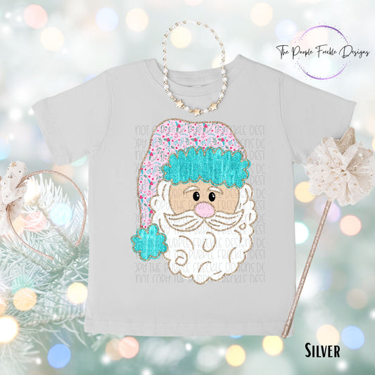 Blue Holly Santa Kids Exclusive