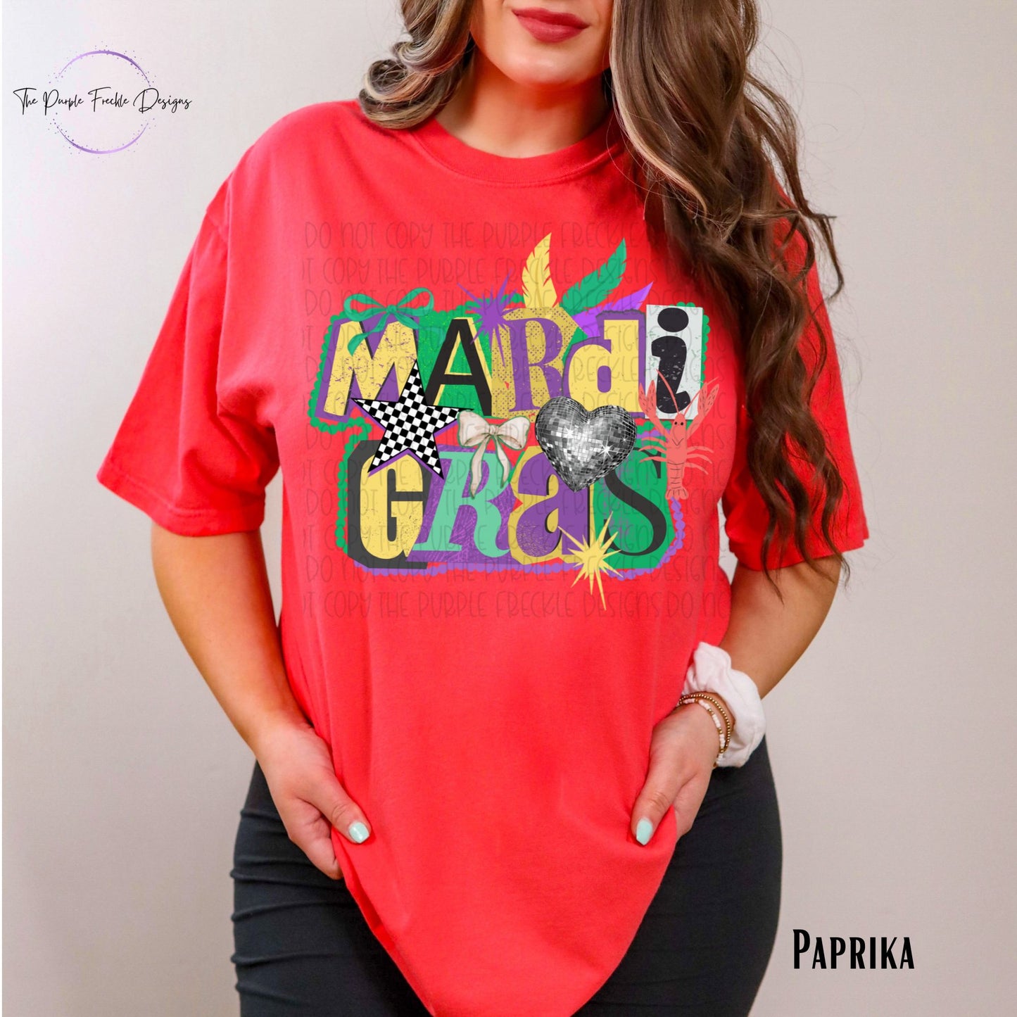 Torn Paper Mardi Gras