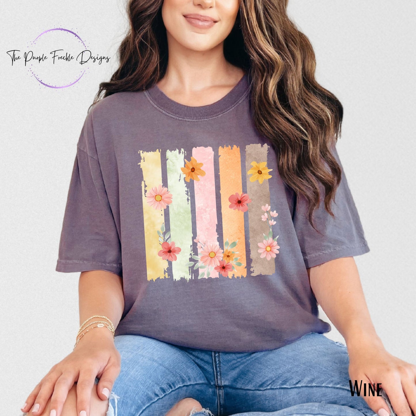 Brushstroke Floral Scenes