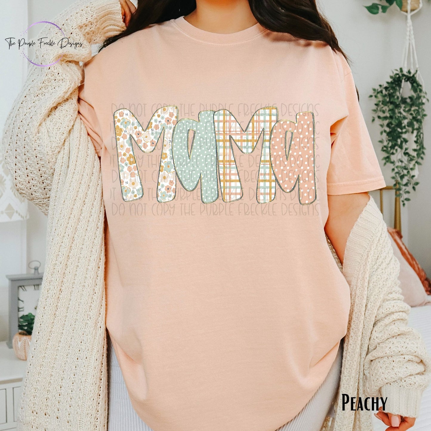 Plaid Spring Mama