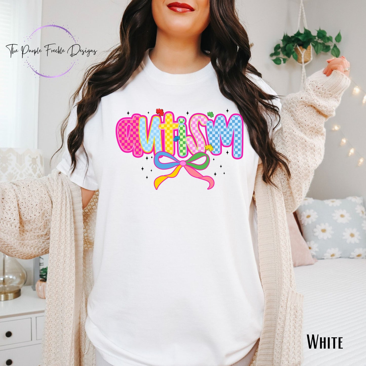 Bright Autism Checkered