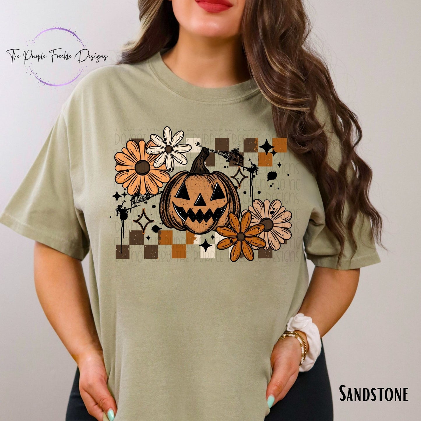 Pumpkin Checkered