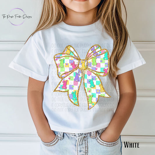 Checker Easter Bow