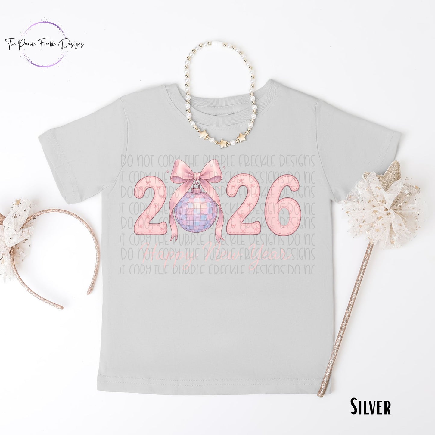 Kids 2026 NYE Bow