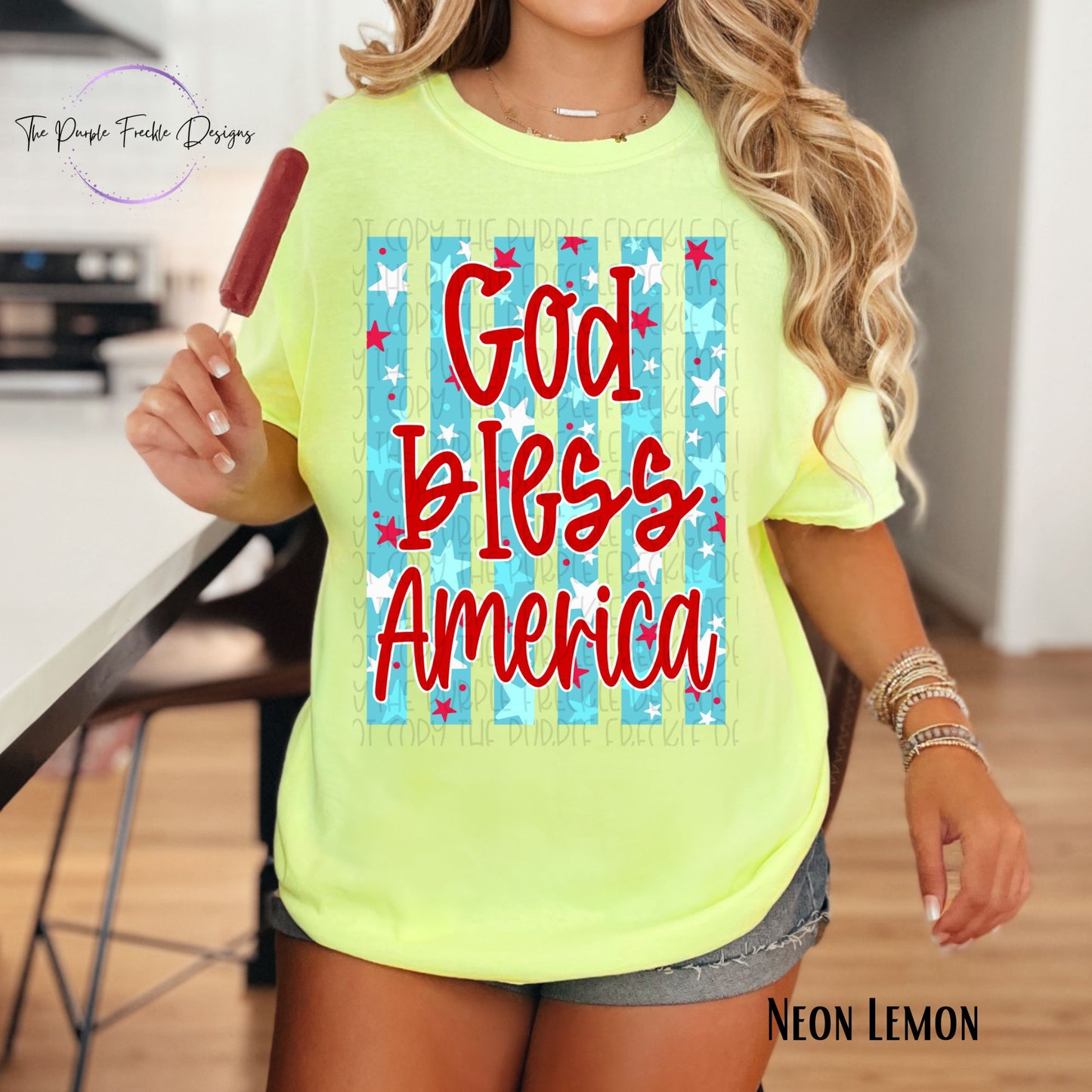 God Bless America Stripes