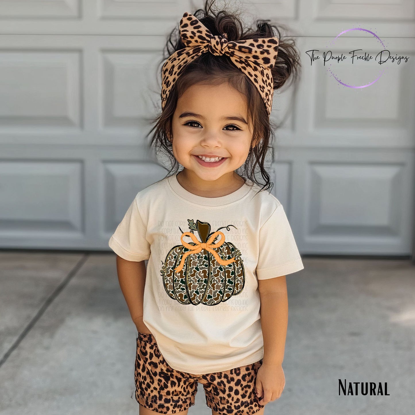 Girls Camo Pumpkin